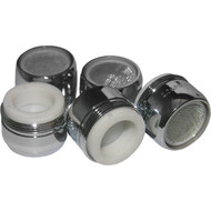 Lasco 1.8 GPM 55_64 In. Male Dual Thread Aerator  Chrome-Plated (5-Pack)