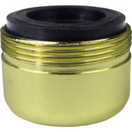 Lasco 1.2 GPM 55_64 In. Male Dual Thread Aerator  Polished Brass
