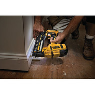 DEWALT 20V MAX XR Brushless 16-Gauge 2-1_2 In. Angled Cordless Finish Nailer Kit with 2.0 Ah Battery & Charger