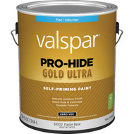 Valspar Pro-Hide Gold Ultra Zero VOC Latex Flat Interior Wall Paint  Pastel Base  1 Gal.