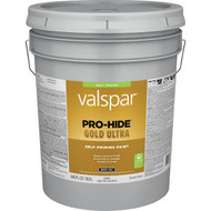 Valspar Pro-Hide Gold Ultra Zero VOC Latex Satin Interior Wall Paint  Super One-Coat White  5 Gal.