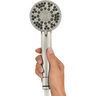 Waterpik PowerPulse 6-Spray 1.8 GPM Handheld Shower  Brushed Nickel