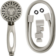 Waterpik PowerSpray 5-Spray 1.8 GPM Handheld Shower  Brushed Nickel