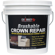 Chimney RX 1 Gal. Brushable Crown Repair Elastomeric Sealant  Light Gray