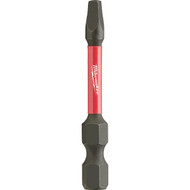 Milwaukee SHOCKWAVE #2 Square Recess 2 In. Power Impact Screwdriver Bit
