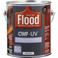 Flood CWF-UV Oil-Modified Fence Deck and Siding Wood Finish  Honey Gold  1 Gal.