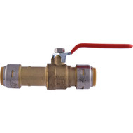 SharkBite 3_4 In. Brass Push-Fit Slip Ball Valve
