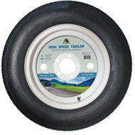 Marastar 205_75D15 Load Range C 5-Lug Trailer Tire and Wheel