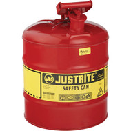 Justrite 5 Gal. Type I Galvanized Steel Safety Fuel Can  Red