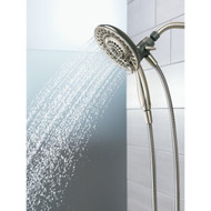 Delta In2ition 5-Spray 1.8 GPM Combo Handheld Shower Head  Brushed Nickel