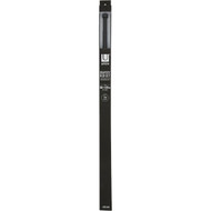 Umbra Cappa 66 In. To 120 In. 1 In. Single Curtain Rod  Black