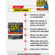 FLEX SEAL 1 Qt. Liquid Rubber Sealant  White