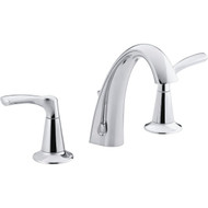 Kohler Mistos Chrome 2-Handle Lever 8 In. Widespread Bathroom Faucet with Pop-Up