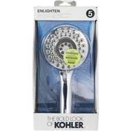 Kohler Enlighten 5-Spray 1.75 GPM Handheld Shower Head  Polished Chrome