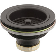 Kohler Duostrainer 3-1_2 In. to 4 In. Opening Basket Strainer Assembly in Oil Rubbed Bronze Finish