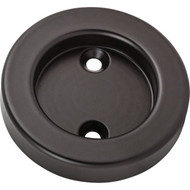 National 2-1_8 In. Oil Rubbed Bronze Cup Barn Door Pull