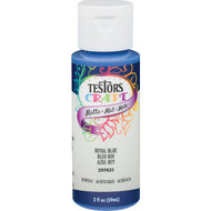 Testors 2 Oz. Acrylic Matte Craft Paint  Royal Blue