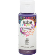 Testors 2 Oz. Acrylic Matte Craft Paint  Plum