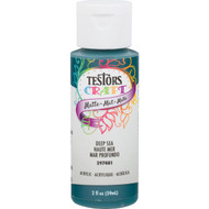 Testors 2 Oz. Acrylic Matte Craft Paint  Deep Sea