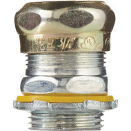 Halex 3_4 In. Compression Raintight EMT Conduit Connector (5-Pack)