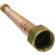 Lasco 3_4 FIP X 3_4 FIP X 18 In. L Corrugated Copper Water Heater Connector
