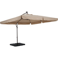 Outdoor Expressions 10 Ft. Gazebo Offset Tan Patio Umbrella