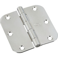 National Gallery Series 3-1_2 In. x 5_8 In. Radius Chrome Door Hinge