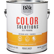Do it Best Color Solutions Latex Self-Priming Eggshell Interior Wall Paint  Bright White  1 Gal.