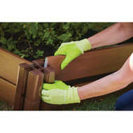 Master Mark 5-1_2 In. Brown Plastic Raised Garden Bed Starter Kit