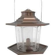 Stokes Select SureFill No Spill Bronze Plastic 2.6 Lb. Capacity Lantern Bird Feeder