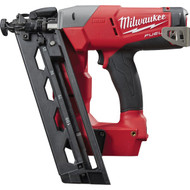 Milwaukee M18 FUEL 18 Volt Lithium-Ion Brushless 16-Gauge 2-1_2 In. Angled Cordless Finish Nailer (Tool Only)