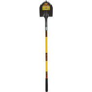 Structron S600 Power 48 In. Fiberglass Handle Notched Round Point Shovel