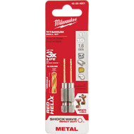 Milwaukee SHOCKWAVE Impact Duty 1_16 In. Titanium Hex Shank Drill Bit