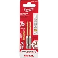 Milwaukee SHOCKWAVE Impact Duty 1_8 In. Titanium Hex Shank Drill Bit