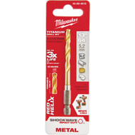 Milwaukee SHOCKWAVE Impact Duty 13_64 In. Titanium Hex Shank Drill Bit