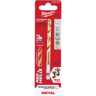 Milwaukee SHOCKWAVE Impact Duty 17_64 In. Titanium Hex Shank Drill Bit