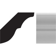 Royal 9_16 In. W. x 1-5_8 In. H. x 8 Ft. L. PVC Bed Molding