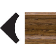 Royal 3_4 In. x 3_4 In. x 8 Ft. Highland Oak PVC Interior Inside Corner Molding