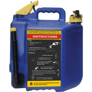 SureCan 5 Gal. Plastic Kerosene Safety Can  Blue