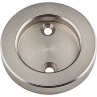 National 2-1_8 In. Satin Nickel Cup Barn Door Pull