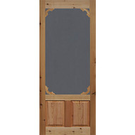 Snavely Kimberly Bay 36 In. W x 80 In. H x 1-3_8 In. Thick Natural Cedar Wood Woodland Screen Door