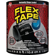Flex Tape 4 In. x 5 Ft. Repair Tape  Black