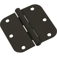 National 3 In. Oil Rubbed Bronze 5_8 In. Radius Door Hinge