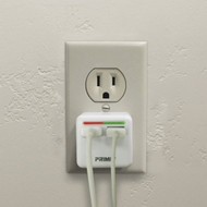 Prime Wire & Cable 2-Port White USB Charger