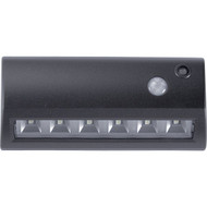 Fulcrum 42-Lumen Bronze Motion Sensing_Dusk-To-Dawn 6-LED Outdoor Battery Operated Pathlight Fixture
