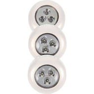 Light It 3-Bulb White LED Battery Tap Light (3-Pack)