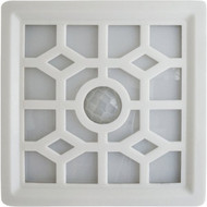 Fulcrum 15-Lumen White Motion Sensing_Dusk-To-Dawn 4-LED Soft Glow Outdoor Battery Operated Light Fixture