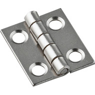 National 3_4 In. X 5_8 In. Satin Nickel Narrow Hinge (4-Pack)