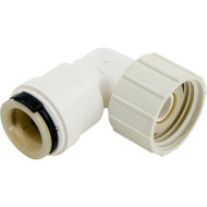 Watts 1_2 In. CTS x 3_4 In. FGHT 90 Deg. Quick Connect Swivel Plastic Elbow (1_4 Bend)