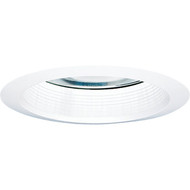 Halo Air-Tite 6 In. White Baffle w_White Reflector Recessed Fixture Trim